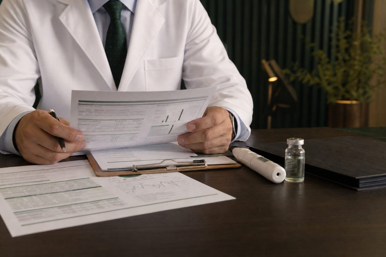 Supporting clinical context for professional readers